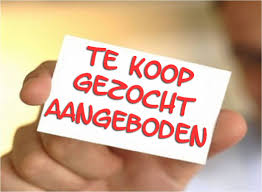 Te koop gevraagd of aangeboden